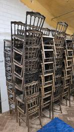 Partij napoleon stoelen goud - 98 stuks, Huis en Inrichting, Stoelen, Ophalen, Kunststof, Gebruikt, Overige kleuren