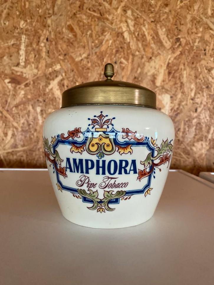 Amphora Pijptabak Pot Zenith Gouda Holland, Antiek en Kunst, Antiek | Keramiek en Aardewerk, Ophalen