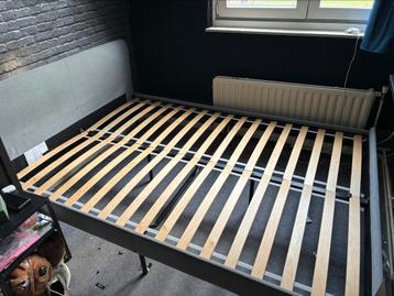 Ikea slattum grijs 140x200