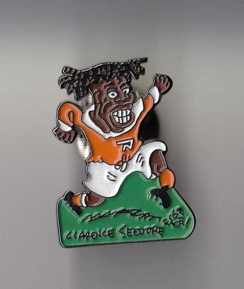 Zeldzame Clarence Seedorf WK Voetbal Frankrijk 1996 pin, Verzamelen, Speldjes, Pins en Buttons, Gebruikt, Speldje of Pin, Overige onderwerpen