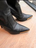 Stella McCartney Laarzen Zwart Leer Maat 37, Kleding | Dames, Schoenen, Ophalen of Verzenden, Gedragen, Zwart, Hoge laarzen