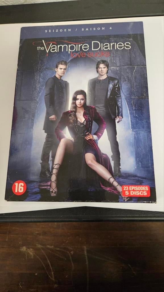 Vampire Diaries Seizoen 4 DVD, Gebruikt, Vanaf 16 jaar, Boxset, Drama