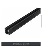 3 Fase rail wit/zwart powergear 200cm/300cm wit /zwart 17,50, Ophalen, Metaal of Aluminium, Nieuw, Led