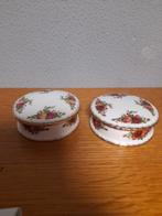 Adv 77 royal albert old country rose doosjes 30.00 p.s, Ophalen of Verzenden