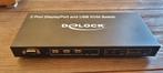 Delock KVM switch USB & DisplayPort, Computers en Software, Overige Computers en Software, Ophalen of Verzenden, Zo goed als nieuw