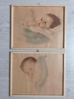 Twee Vintage Bessie Pease Gutmann Baby Prints, Antiek en Kunst, Kunst | Tekeningen en Foto's, Ophalen of Verzenden