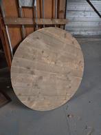 Nieuw rond steigerhouten tafelblad - 120cm, Ophalen, Rond, Tafelblad, Industrieel