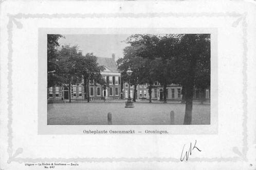 (380-747-027) Groningen Onbeplante Ossenmarkt, Verzamelen, Ansichtkaarten | Nederland, Groningen, Verzenden