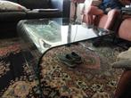 glazen salontafel, Ophalen, Gebruikt, 100 tot 150 cm, 50 tot 100 cm