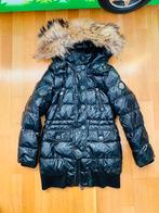 Originele zwarte Moncler jas mt 140cm, Moncler, Meisje, Ophalen of Verzenden, Zo goed als nieuw