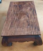 Opium salontafel massief hout donker bruin, Ophalen, 100 tot 150 cm, 50 tot 100 cm, Zo goed als nieuw