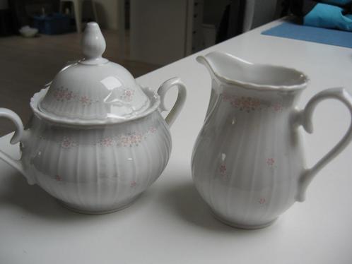 3 delige  gaaf roomstelletje Eschenbach no 5 Bavaria Germany, Antiek en Kunst, Antiek | Servies los, Ophalen of Verzenden