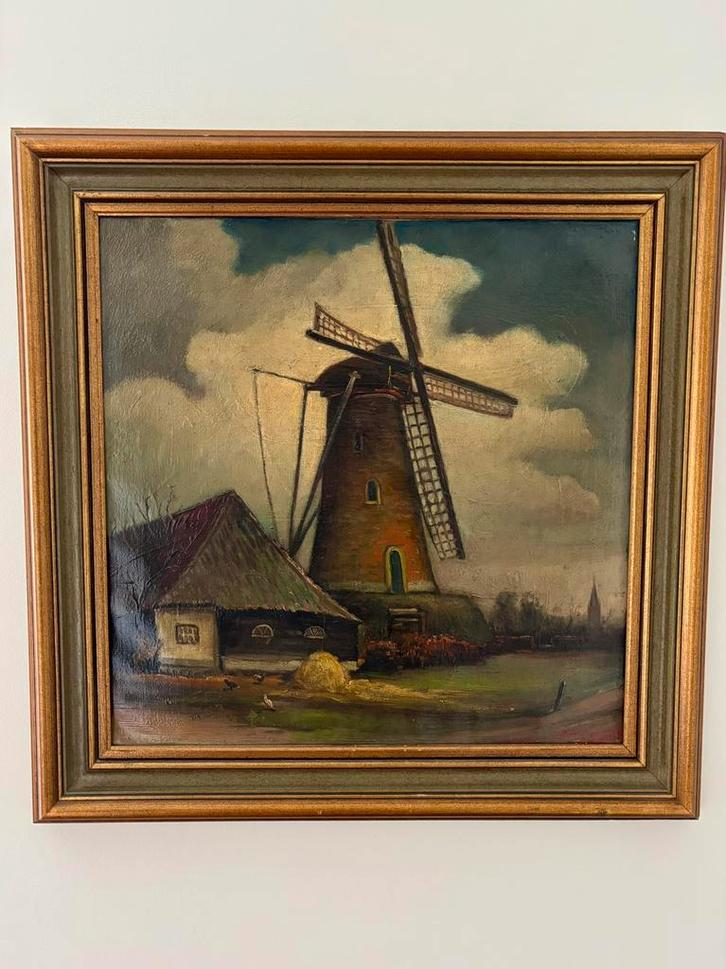 Prachtig schilderij van Ben Moonen, Antiek en Kunst, Kunst | Schilderijen | Klassiek, Ophalen