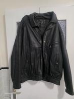 Zwarte leren herenjas dames - Maat 54, Kleding | Heren, Jassen | Winter, Maat 52/54 (L), Onbekend, Zwart, Ophalen of Verzenden