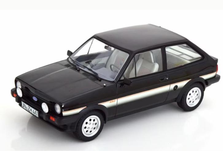 Ford Fiesta XR2 1981 Zwart NOREV schaal 1/18 ref. 182743, Hobby en Vrije tijd, Modelauto's | 1:18, Nieuw, Auto, Norev, Verzenden