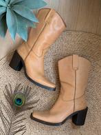 Morusso retro boots blokhak 38 western boots laarzen, Hoge laarzen, -, Beige, -