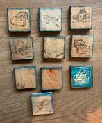 10 houten stempels Cars, Ophalen of Verzenden, Gebruikt, Houten stempel