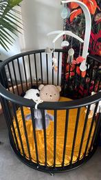 Ronde box zwart, Kinderen en Baby's, Boxen, Ophalen, Zo goed als nieuw, Rond, Boxkleed