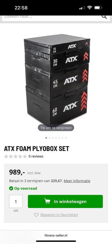 ATX Soft Plyo Box Set 15-60cm beschikbaar voor biedingen
