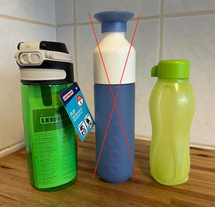 Flessen Leifheit en Tupperware, Huis en Inrichting, Keuken | Tupperware, Nieuw, Overige typen, Ophalen of Verzenden