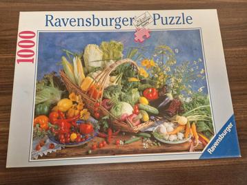 RAVENSBURGER legpuzzel 1000 stuks, groentemand beschikbaar voor biedingen