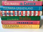 Set van 6 Culinaria kookboeken, Ophalen of Verzenden, Gelezen, Italië, Tapas, Hapjes en Dim Sum