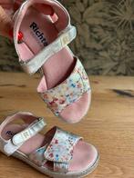 29 Richter kwaltitatieve sandalen zilver/bloemen/leder| zgan, Richter, Meisje, Overige typen, Ophalen of Verzenden