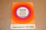 Philips Instructieboek EE 1050 - 1967 [Elektronica], Ophalen of Verzenden, Gelezen, Elektrotechniek