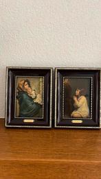 Twee schilderijtjes, Antiek en Kunst, Antiek | Religie, Ophalen of Verzenden