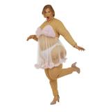 Dikmaakpak /naaktpak te huur, Kleding | Dames, Carnavalskleding en Feestkleding, Carnaval, Maat 46/48 (XL) of groter, Ophalen of Verzenden