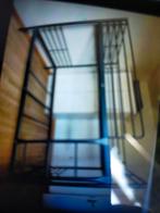 Ijzeren stapelbed, Huis en Inrichting, Slaapkamer | Stapelbedden en Hoogslapers, Ophalen, Gebruikt, 90 cm, Tweepersoons