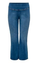 Blauwe flared jeans Carroyal van Only Carmakoma Maat 44, O, O, Blauw, O