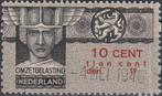 Nederland- 1921 - Omzetbelastingzegel - 10 Cent - Wilhelmina, Verzenden, T/m 1940, Gestempeld