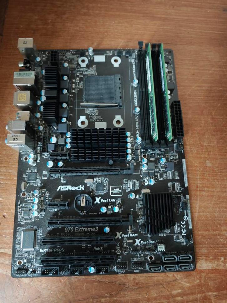 ASRock 970 Extreme3 Moederbord AM3, Computers en Software, Moederborden, Zo goed als nieuw, AMD, DDR3, Ophalen of Verzenden