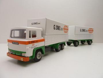 Scania 141-V8  '' Snel transport Bodegraven ''  Tekno beschikbaar voor biedingen