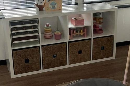 Kallax kast, Huis en Inrichting, Kasten | Boekenkasten, Zo goed als nieuw, Minder dan 100 cm, 25 tot 50 cm, Ophalen