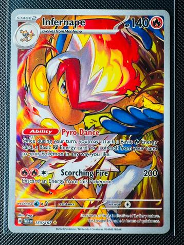 Pokémon Infernape #173 Twilight Masquerade beschikbaar voor biedingen