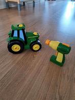 John Deere tractor met boormachine, Kinderen en Baby's, Speelgoed | Speelgoedvoertuigen, Ophalen of Verzenden, Zo goed als nieuw