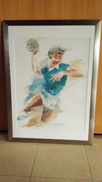 Litho Handbal Wim Hoogstraten nr. 228/250, Ophalen of Verzenden