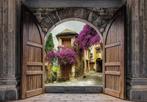 Openslaande deuren fotobehang Provence, 3D, Fotobehang4you, Verzenden, Minder dan 10 m², Bloemenstraat, Frankrijk, Provence, vakantie