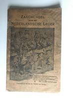 Zangbundel voor het Nederlandsche Leger, voor 1940, veldlege, Ophalen of Verzenden, Gelezen