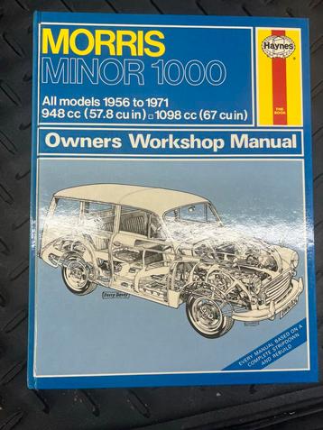 Morris Minor 1000 Haynes Werkplaatshandboek beschikbaar voor biedingen