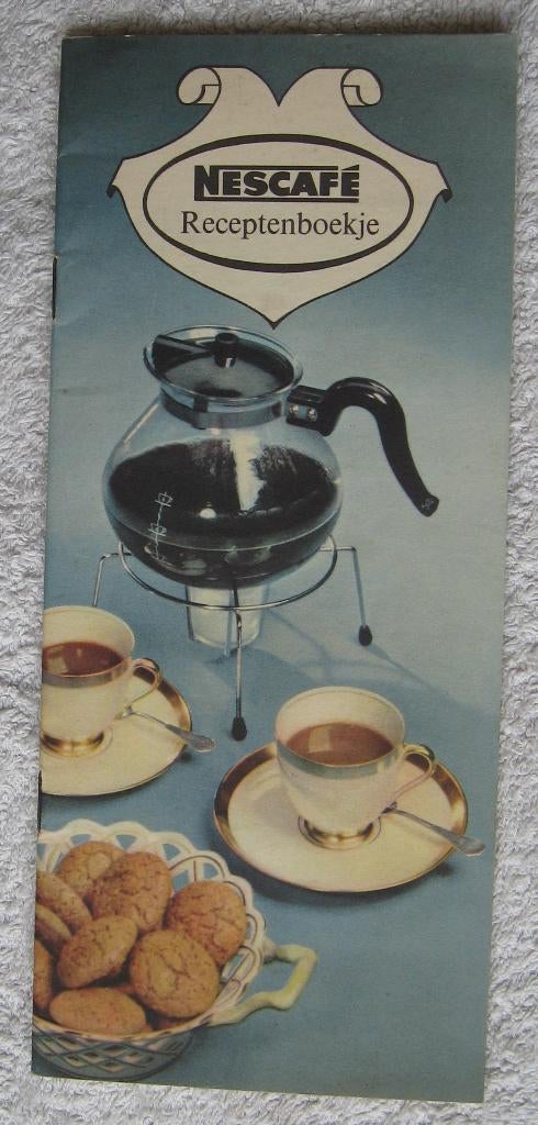 oud receptenboekje / foldertje - van NESCAFE, Verzenden, Gebruikt, Overige typen
