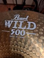 Pearl 500 wild 16 inch crash bekken cymbal  in zgan staat, Muziek en Instrumenten, Percussie, Ophalen of Verzenden, Gebruikt, Overige soorten