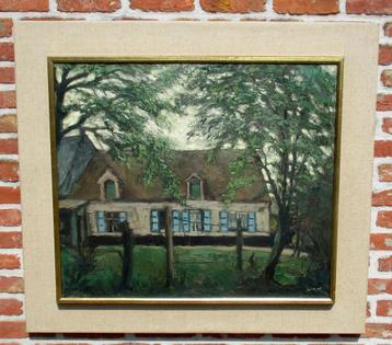 Juul  De Cort  ( 1918 - 1999 ) Hoevezicht ( groot werk ) beschikbaar voor biedingen