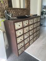 Vintage Ladekastje met Veel Lades, Ophalen, Gebruikt, 50 tot 100 cm, Met lade(s)