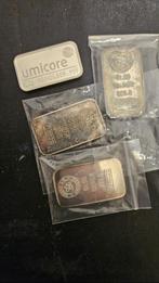 umicore, degussa 50gram baren, Postzegels en Munten, Edelmetalen en Baren, Ophalen of Verzenden, Zilver