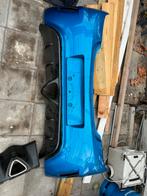 Corsa D OPC achterbumper Arden Blue carbon & zwarte accenten, Opel, Gebruikt, Ophalen of Verzenden, Bumper