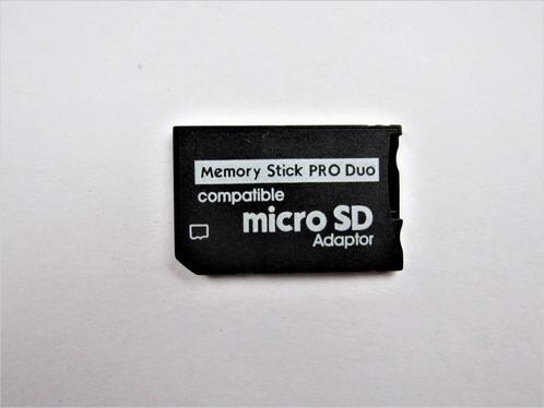 Memory Stick Pro Duo adapter voor micro SD nieuw, Audio, Tv en Foto, Fotografie | Geheugenkaarten, Nieuw, Memory stick, Minder dan 2 GB