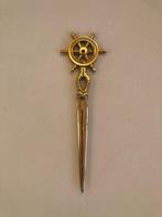 Vintage briefopener nautic stuurwiel, Ophalen of Verzenden